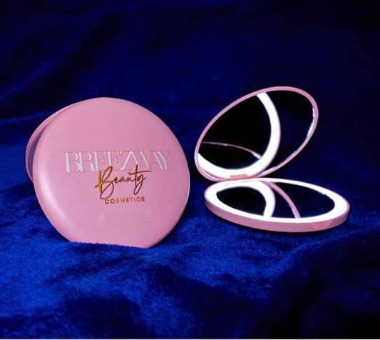 LED Light Compact Mirror